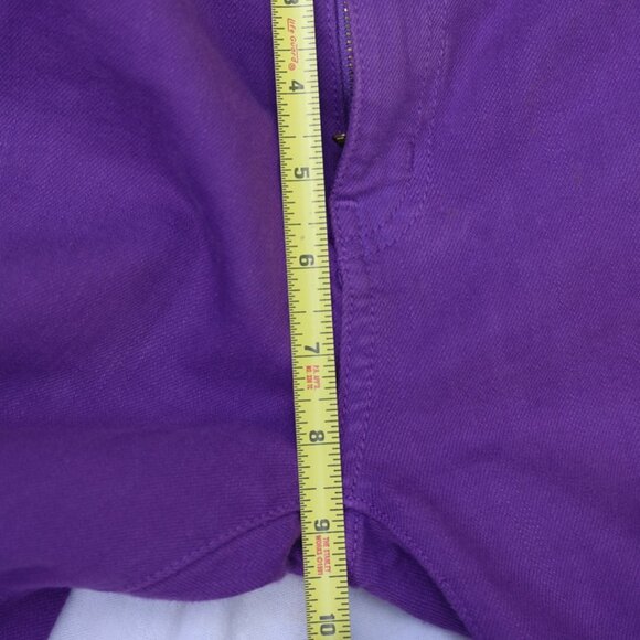 KATE SPADE New York Jeans 29 BROOME STREET PURPLE violet SKINNY Ankle denim pant - Picture 13 of 15